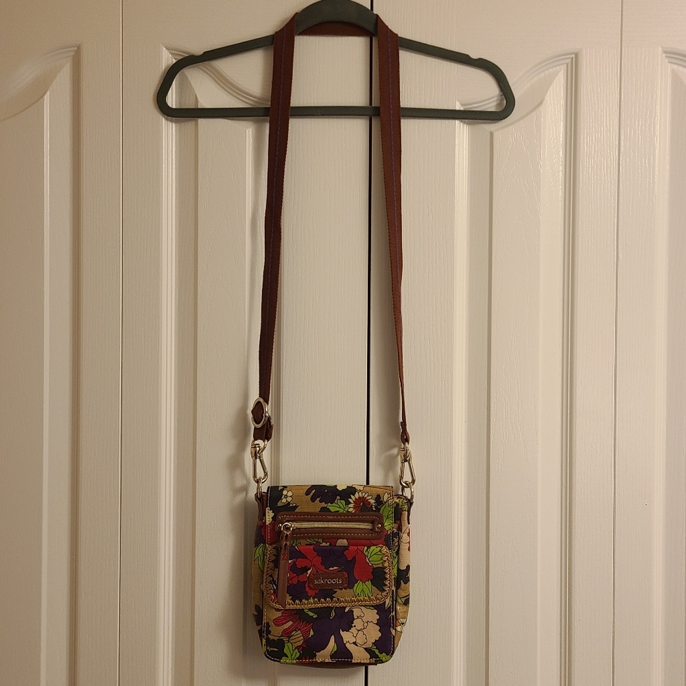 Floral crossbody bag